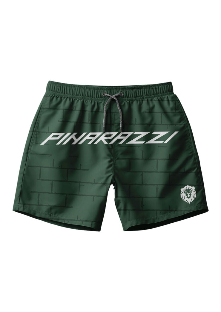 Green Pinarazzi Aquatic Shorts